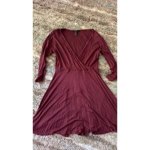 Maroon Dress